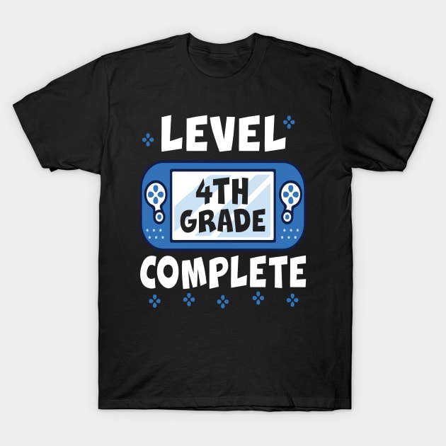 Gamer Senior Happy Class Of School Level 4th Grade Complete T-Shirt by tieushop091